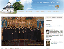 Tablet Screenshot of manastireacrasna.ro